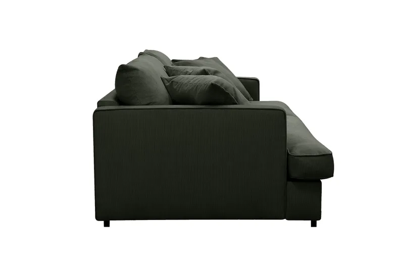 Rossita Lyx 2,5-sits Extra djup Soffa i Manchester - Mörkgrön - Möbler - Soffa - 3 sits soffa