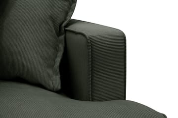 Rossita Lyx 2,5-sits Extra djup Soffa i Manchester - Mörkgrön - Möbler - Soffa - 3 sits soffa