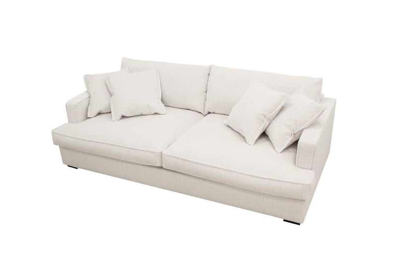 Rossita Lyx 2,5-sits Extra djup Soffa i Manchester - Naturvit - Möbler - Soffa - 3 sits soffa