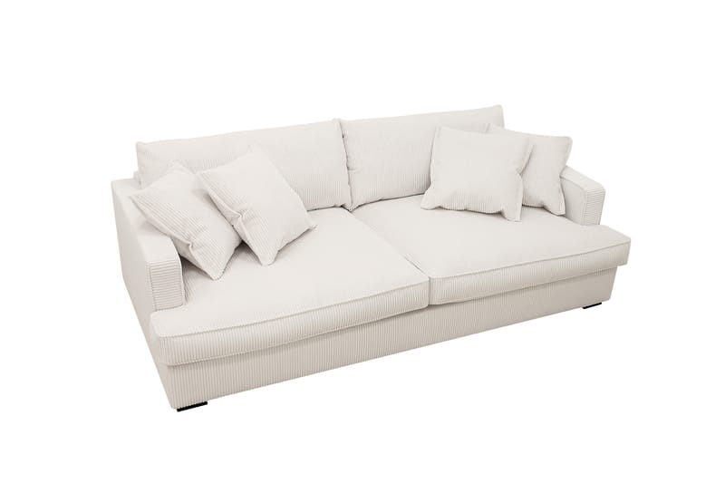 Rossita Lyx 2,5-sits Extra djup Soffa i Manchester - Naturvit - Möbler - Soffa - 3 sits soffa