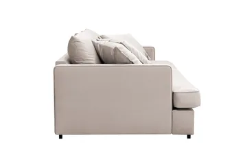 Rossita Lyx 2,5-sits Extra djup Soffa i Sammet - Beige - Möbler - Soffa - Sammetssoffa