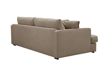 Rossita Lyx 2,5-sits Extra djup Soffa i Tyg - Brun - Möbler - Soffa - 3 sits soffa