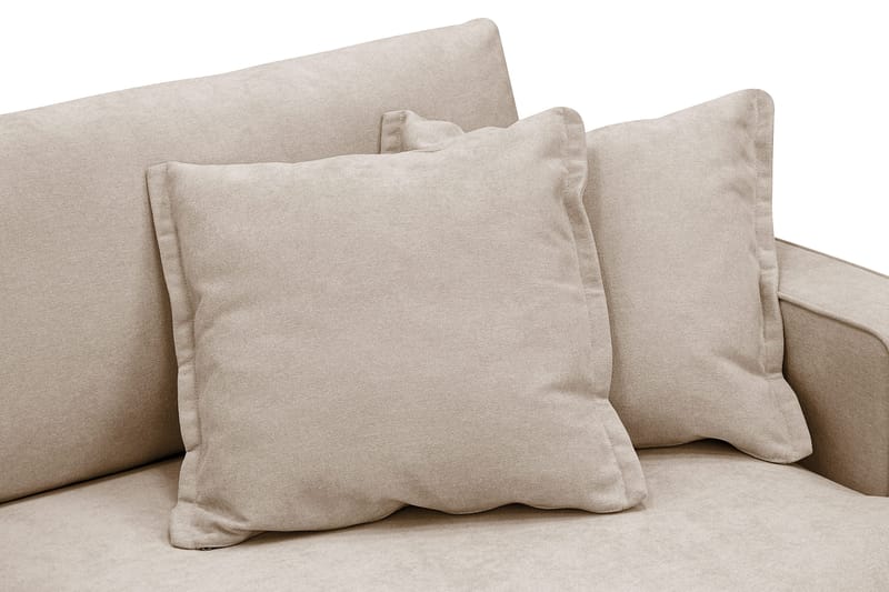 Rossita Lyx 2,5-sits Extra djup Soffa i Tyg - Ljusbrun - Möbler - Soffa - 3 sits soffa