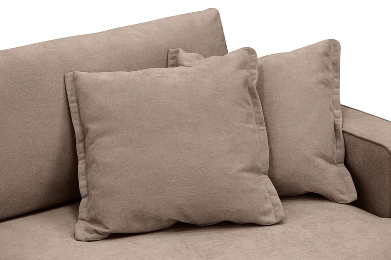 Rossita Lyx 2,5-sits Extra djup Soffa i Tyg - Mörkbrun - Möbler - Soffa - 3 sits soffa