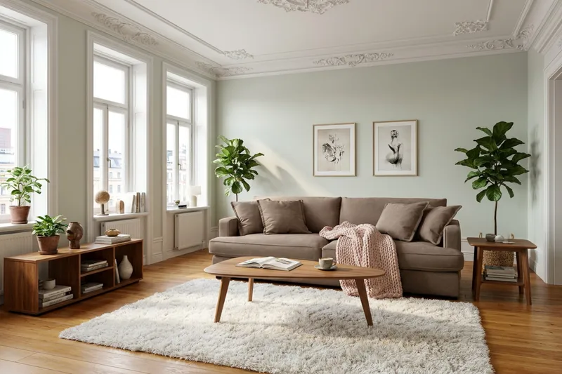 Rossita Lyx 2,5-sits Extra djup Soffa i Tyg - Mörkbrun - Möbler - Soffa - 3 sits soffa