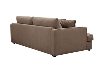 Rossita Lyx 2,5-sits Extra djup Soffa i Tyg - Mörkbrun - Möbler - Soffa - 3 sits soffa
