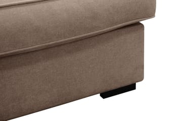 Rossita Lyx 2,5-sits Extra djup Soffa i Tyg - Mörkbrun - Möbler - Soffa - 3 sits soffa
