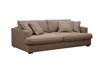 Rossita Lyx 2,5-sits Extra djup Soffa i Tyg - Mörkbrun - Möbler - Soffa - 3 sits soffa