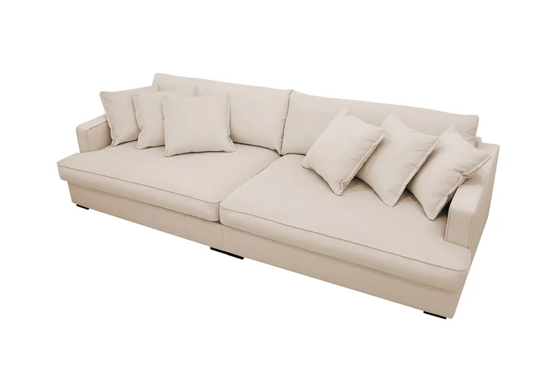 Rossita Lyx 3,5-sits Extra djup Soffa i Manchester - Beige - Möbler - Soffa - 4 sits soffa