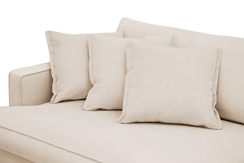 Rossita Lyx 3,5-sits Extra djup Soffa i Manchester - Beige - Möbler - Soffa - 4 sits soffa
