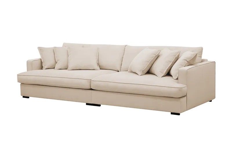 Rossita Lyx 3,5-sits Extra djup Soffa i Manchester - Beige - Möbler - Soffa - 4 sits soffa