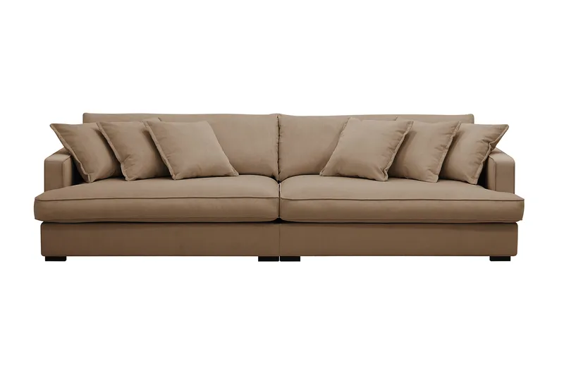 Rossita Lyx 3,5-sits Extra djup Soffa i Manchester - Brun - Möbler - Soffa - 4 sits soffa