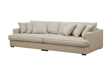 Rossita Lyx 3,5-sits Extra djup Soffa i Manchester - Greige - Möbler - Soffa - 4 sits soffa