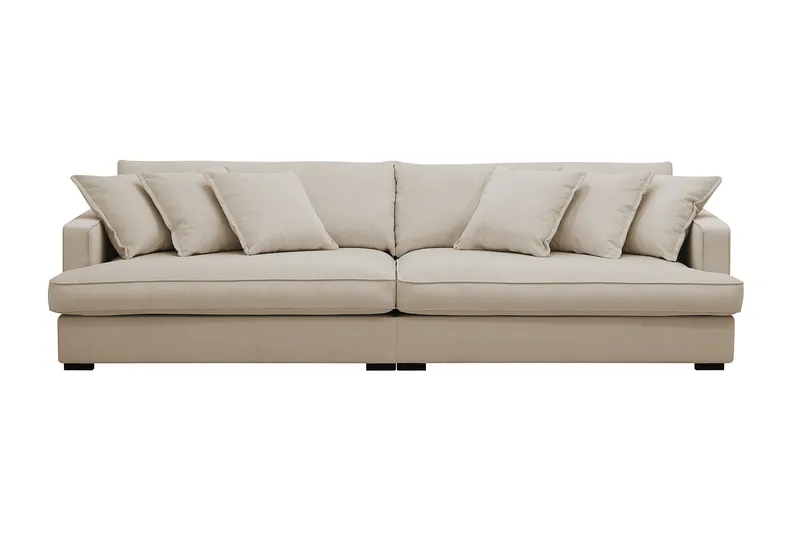 Rossita Lyx 3,5-sits Extra djup Soffa i Manchester - Greige - Möbler - Soffa - 4 sits soffa