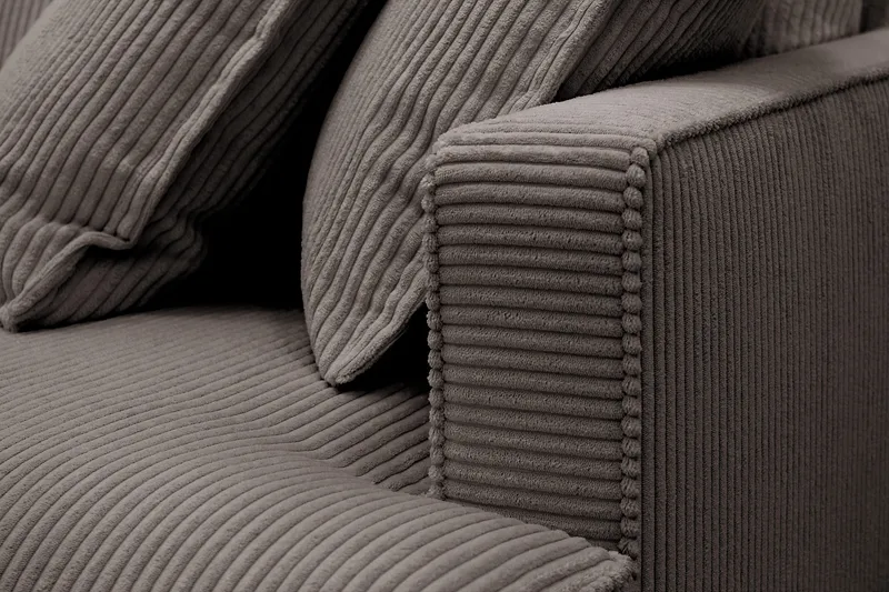 Rossita Lyx 3,5-sits Extra djup Soffa i Manchester - Mörkgrå - Möbler - Soffa - 4 sits soffa