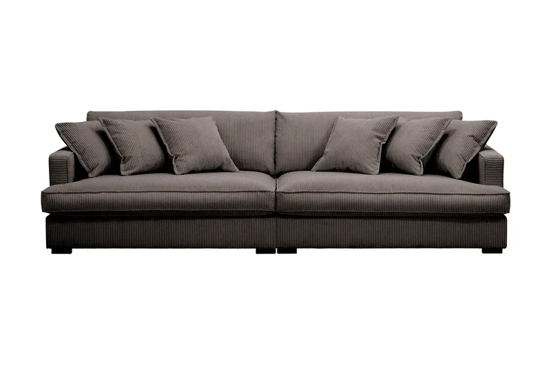 Rossita Lyx 3,5-sits Extra djup Soffa i Manchester - Mörkgrå - Möbler - Soffa - 4 sits soffa