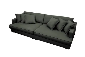Rossita Lyx 3,5-sits Extra djup Soffa i Manchester - Mörkgrön - Möbler - Soffa - 4 sits soffa