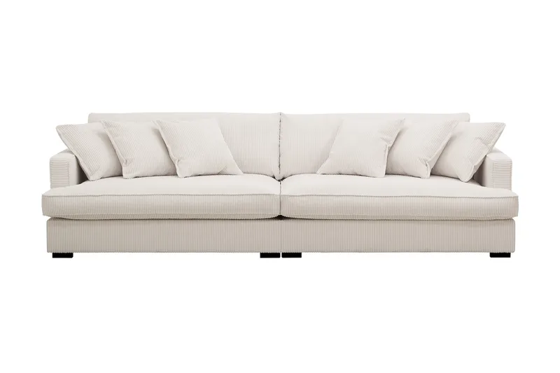 Rossita Lyx 3,5-sits Extra djup Soffa i Manchester - Offwhite - Möbler - Soffa - 4 sits soffa
