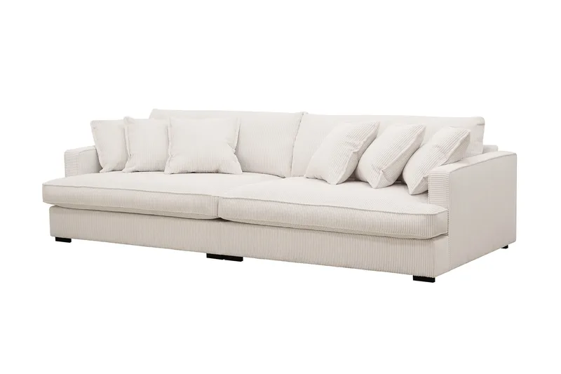 Rossita Lyx 3,5-sits Extra djup Soffa i Manchester - Offwhite - Möbler - Soffa - 4 sits soffa