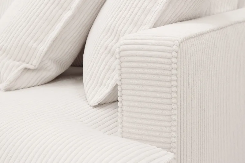 Rossita Lyx 3,5-sits Extra djup Soffa i Manchester - Offwhite - Möbler - Soffa - 4 sits soffa