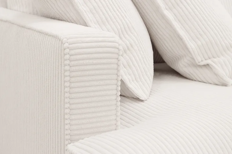 Rossita Lyx 3,5-sits Extra djup Soffa i Manchester - Offwhite - Möbler - Soffa - 4 sits soffa