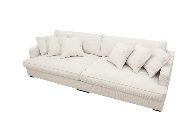 Rossita Lyx 3,5-sits Extra djup Soffa i Manchester - Offwhite - Möbler - Soffa - 4 sits soffa