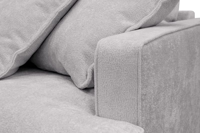 Rossita Lyx 3-sits Extra djup Soffa i Chenille - Grå - Möbler - Soffa - 3 sits soffa