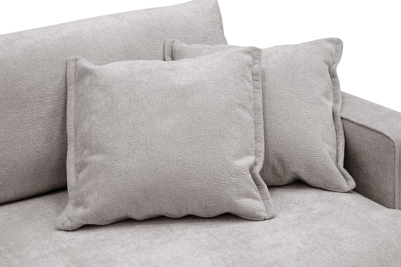 Rossita Lyx 3-sits Extra djup Soffa i Chenille - Grå/Brun - Möbler - Soffa - 3 sits soffa