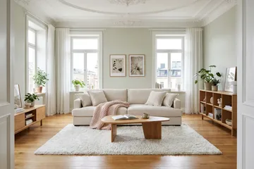 Rossita Lyx 3-sits Extra djup Soffa i Chenille - Trenza 06, Beige Chenille - Möbler - Soffa - 3 sits soffa