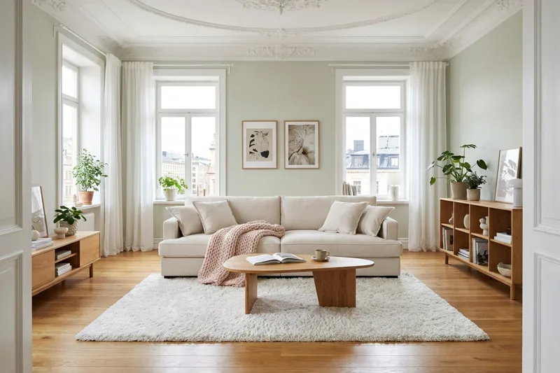 Rossita Lyx 3-sits Extra djup Soffa i Chenille - Trenza 06, Beige Chenille - Möbler - Soffa - 3 sits soffa