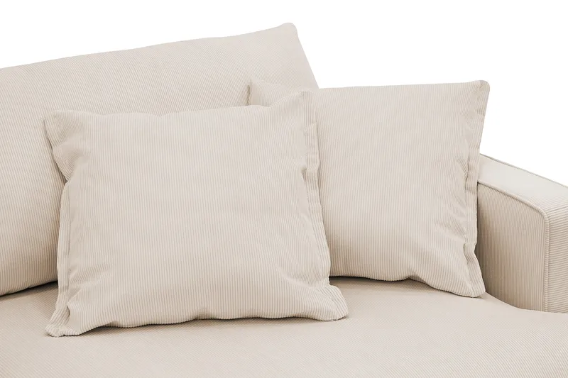 Rossita Lyx 3-sits Extra djup Soffa i Manchester - Beige - Möbler - Soffa - 3 sits soffa