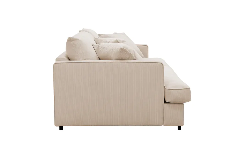Rossita Lyx 3-sits Extra djup Soffa i Manchester - Beige - Möbler - Soffa - 3 sits soffa