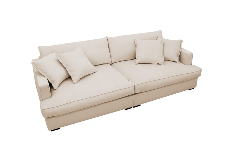 Rossita Lyx 3-sits Extra djup Soffa i Manchester - Beige - Möbler - Soffa - 3 sits soffa