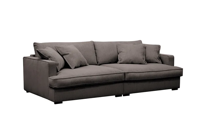 Rossita Lyx 3-sits Extra djup Soffa i Manchester - Brun - Möbler - Soffa - 3 sits soffa
