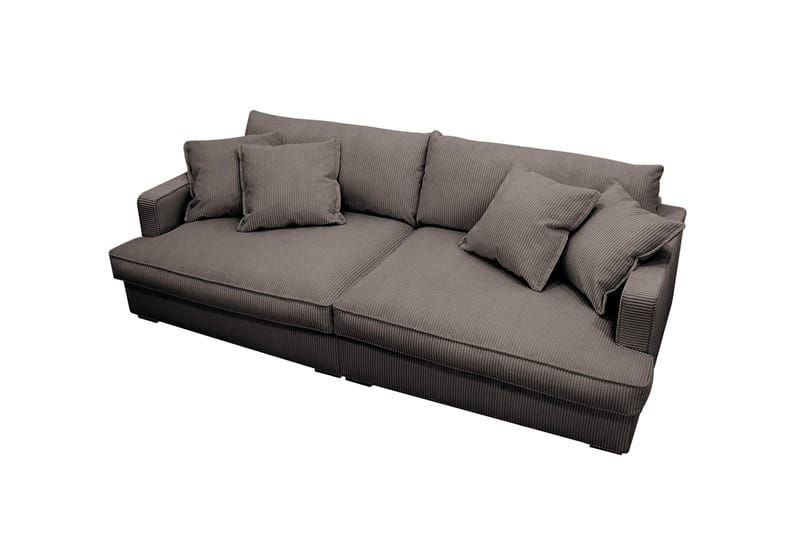 Rossita Lyx 3-sits Extra djup Soffa i Manchester - Brun - Möbler - Soffa - 3 sits soffa
