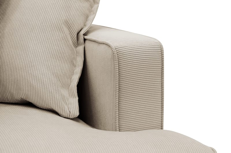 Rossita Lyx 3-sits Extra djup Soffa i Manchester - Kräm - Möbler - Soffa - 3 sits soffa