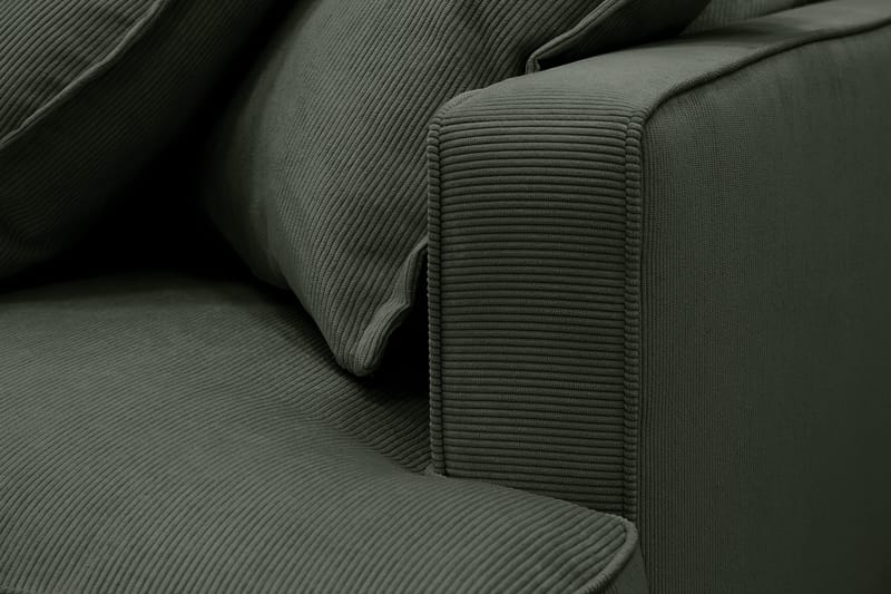 Rossita Lyx 3-sits Extra djup Soffa i Manchester - Mörkgrön - Möbler - Soffa - 3 sits soffa