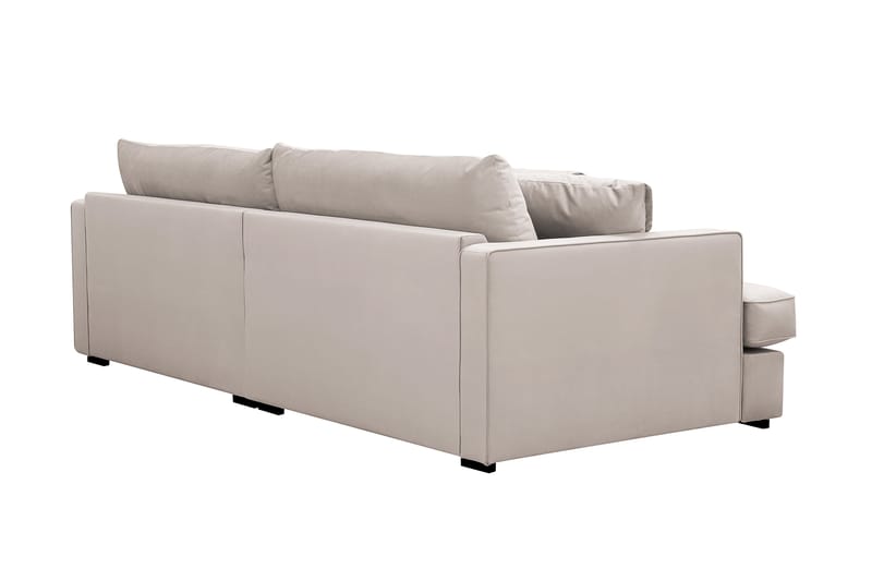 Rossita Lyx 3-sits Extra djup Soffa i Sammet - Beige - Möbler - Soffa - Sammetssoffa