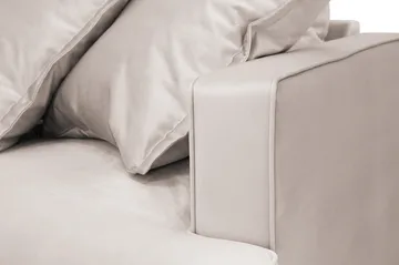 Rossita Lyx 3-sits Extra djup Soffa i Sammet - Beige - Möbler - Soffa - Sammetssoffa