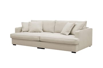Rossita Lyx 3-sits Extra djup Soffa i Tyg - Beige - Möbler - Soffa - 3 sits soffa