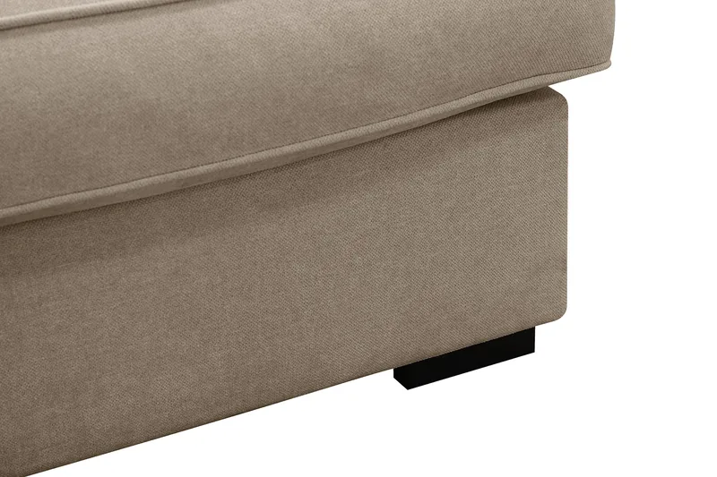 Rossita Lyx 3-sits Extra djup Soffa i Tyg - Brun - Möbler - Soffa - 3 sits soffa