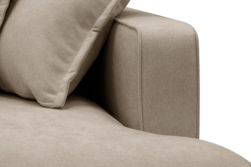 Rossita Lyx 3-sits Extra djup Soffa i Tyg - Brun - Möbler - Soffa - 3 sits soffa