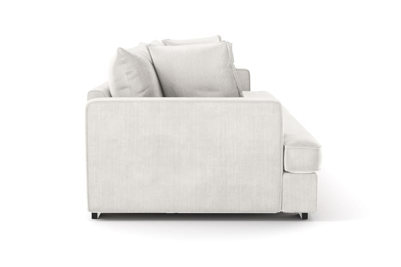 Rossita Lyx 4-sits Extra djup Manchestersoffa - Offwhite Manchester - Möbler - Soffa - Sammetssoffa