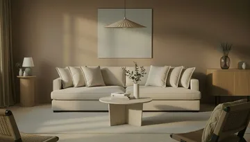 Rossita Lyx 4-sits Extra djup Soffa i Chenille - Beige - Möbler - Soffa - 4 sits soffa