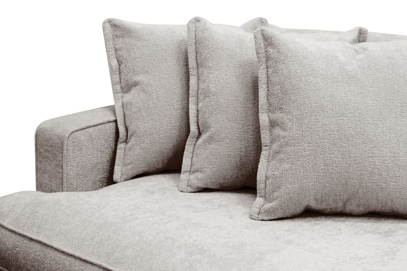 Rossita Lyx 4-sits Extra djup Soffa i Chenille - Grå / Brun - Möbler - Soffa - 4 sits soffa