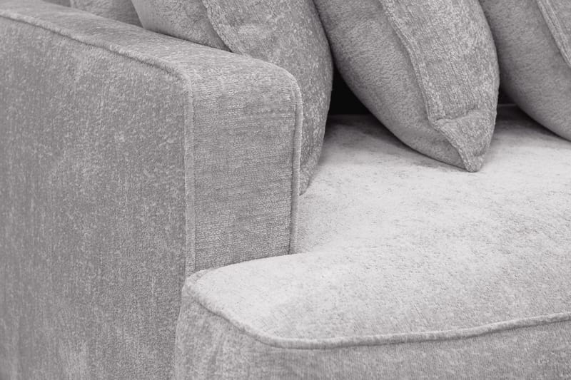 Rossita Lyx 4-sits Extra djup Soffa i Chenille - Grå - Möbler - Soffa - 4 sits soffa