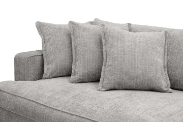 Rossita Lyx 4-sits Extra djup Soffa i Chenille - Ljusgrå - Möbler - Soffa - 4 sits soffa