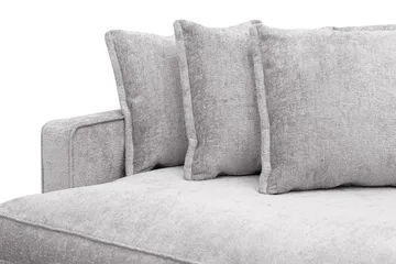 Rossita Lyx 4-sits Extra djup Soffa i Chenille - Trenza 03, Grå Chenille - Möbler - Soffa - 4 sits soffa