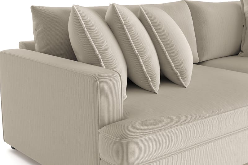 Rossita Lyx 4-sits Extra djup Soffa i Manchester - Greige - Möbler - Soffa - 4 sits soffa