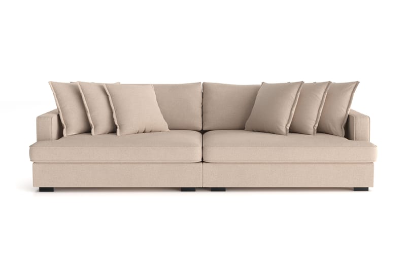 Rossita Lyx 4-sits Extra djup Soffa i Tyg - Beige - M�öbler - Soffa - 4 sits soffa